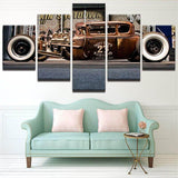 5-Piece-Retro-Canvas-Art-for-Bedroom