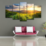 Good-Morning-Prairie-5-Piece-HD-Multi-Panel-Canvas-Wall-Art